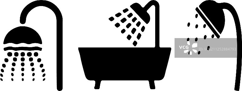 淋浴图标图片素材