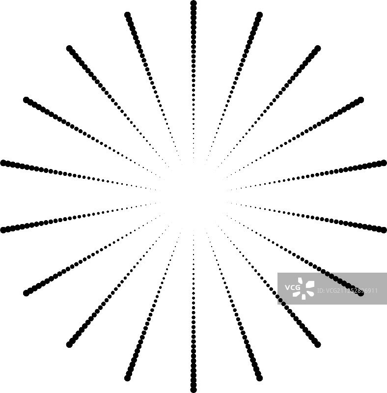 放射线圆形元素图片素材