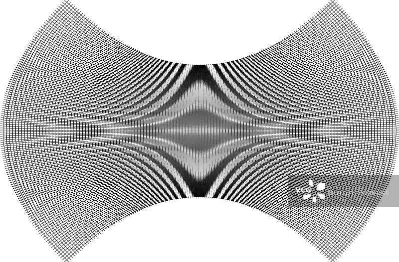 扁圆形挤压几何形状图片素材