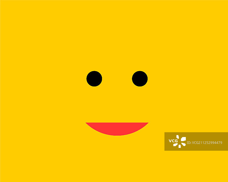 黄色背景上的表情符号笑脸图标符号图片素材