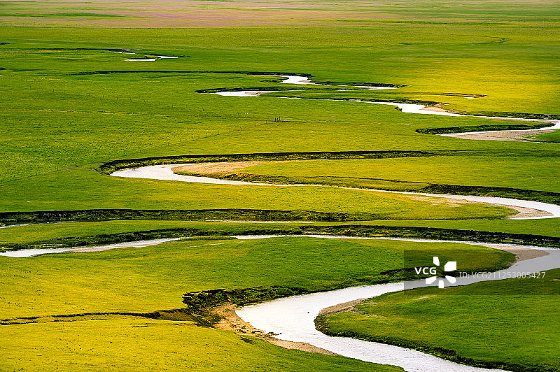天堂草原风光图片素材