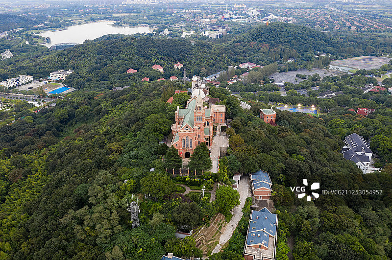 上海市松江区佘山国家公园图片素材