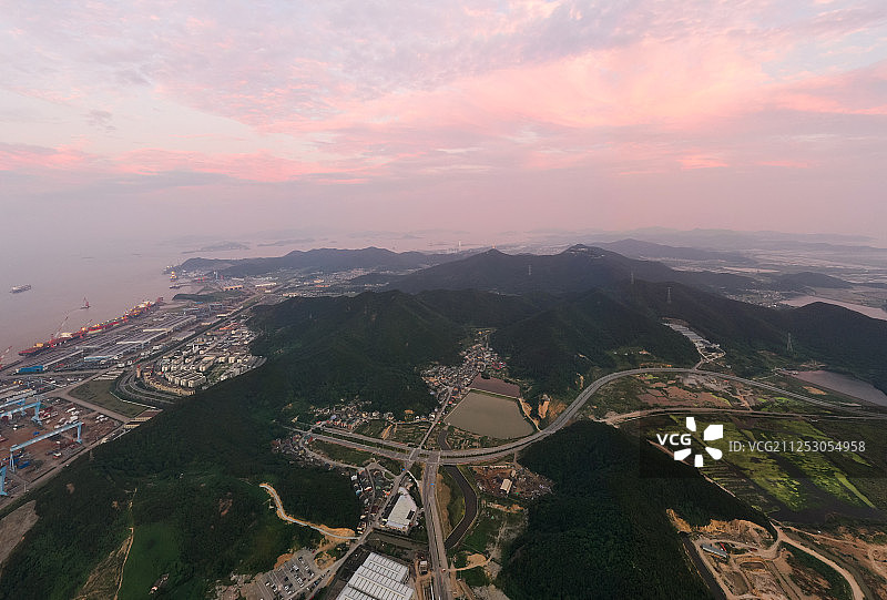 浙江省舟山市普陀区六横风光图片素材
