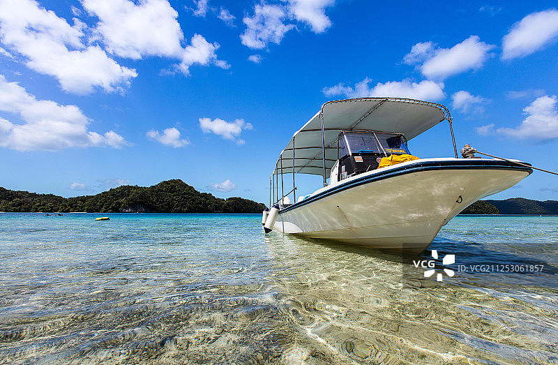 大洋洲太平洋科罗尔岛梅莱凯奥克热带岛屿风光图片素材