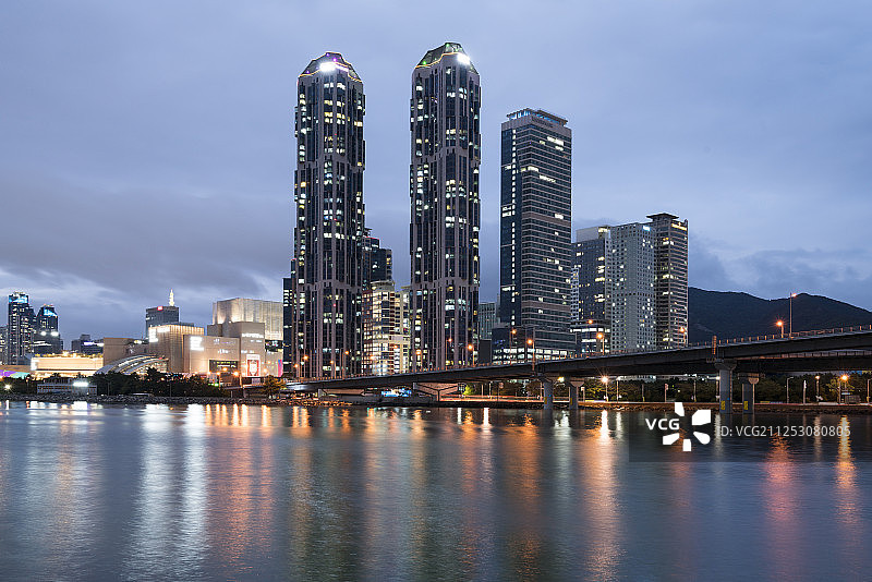 韩国釜山夜景图片素材