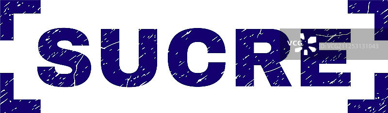 带纹理的苏克雷印章图片素材