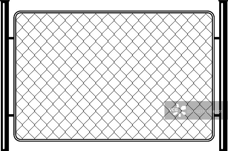 监狱屏障安全属性链环图片素材