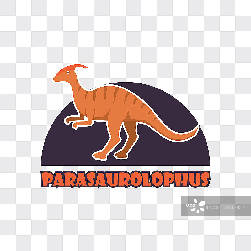 透明背景上孤立的恐龙图片素材