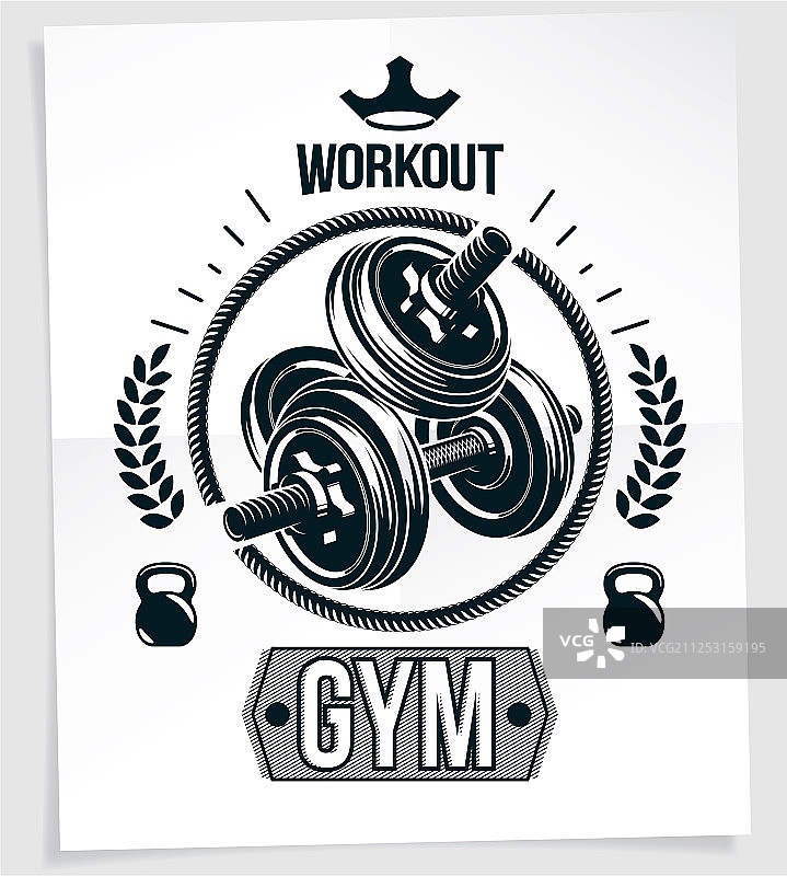 使用光盘制作的体育中心广告海报图片素材