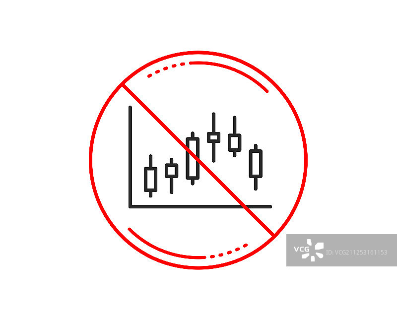 金融图表K线图线条图标图片素材