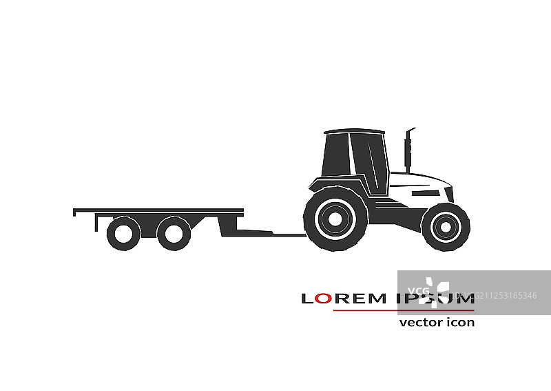 拖车拖拉机图片素材