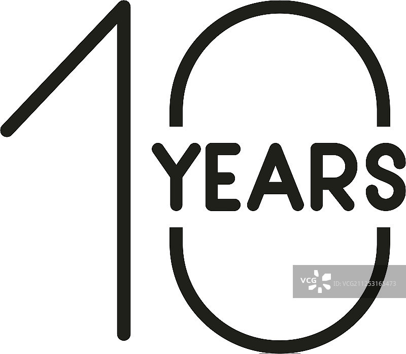 10周年庆典卡片图标图片素材