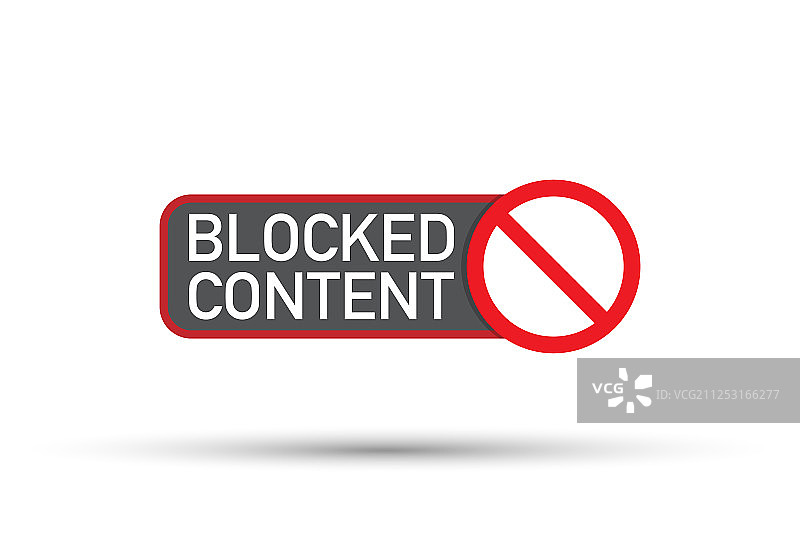 白色背景上的红色标签内容已屏蔽图片素材