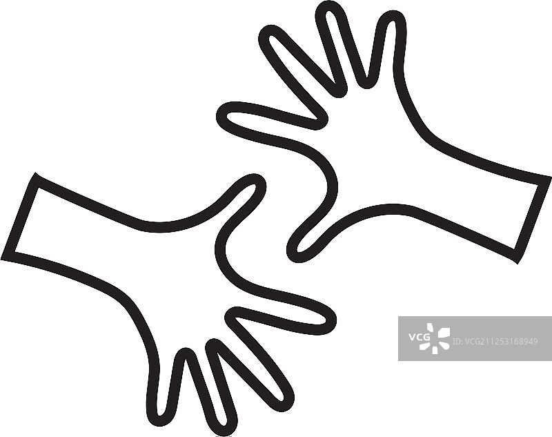 手护理标志模板图标企业图片素材