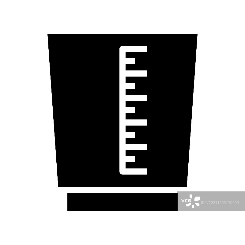 咖啡相关实心风格量杯图片素材