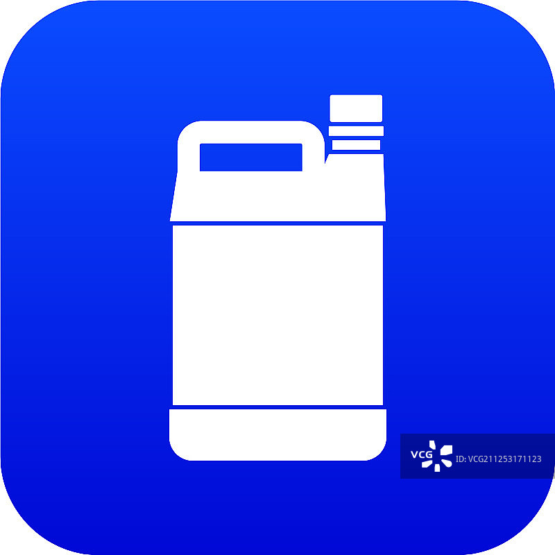 蓝色数字油桶图标图片素材