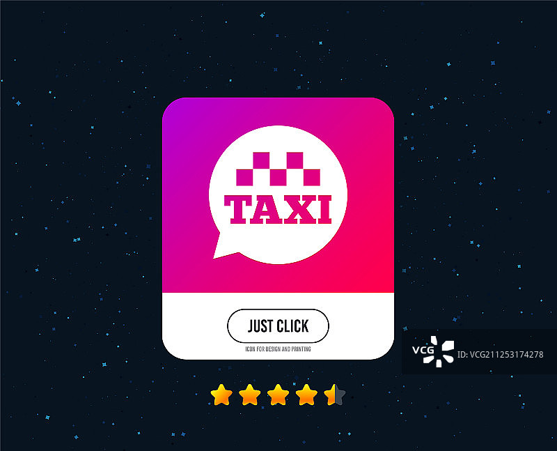 出租车语音气泡标志公共交通图标图片素材