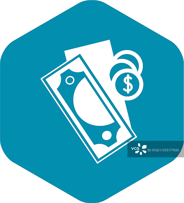 贿赂金钱简约图标图片素材