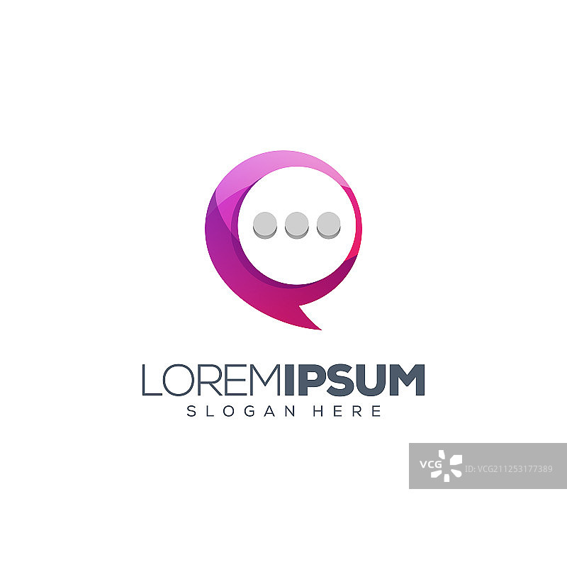 聊天软件Logo设计图片素材