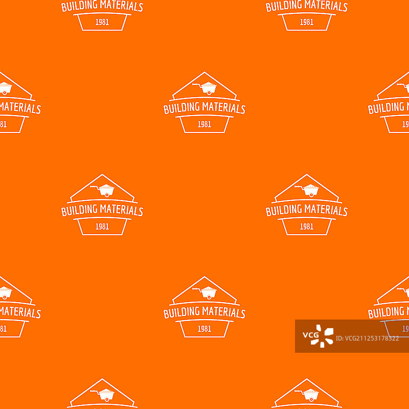 建筑材料图案橙色图片素材