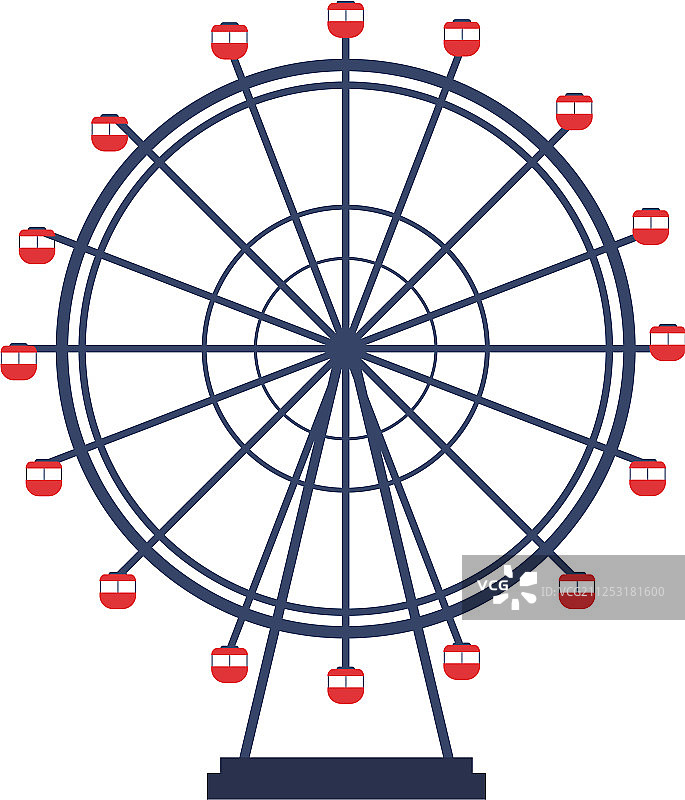 摩天轮图标图片素材