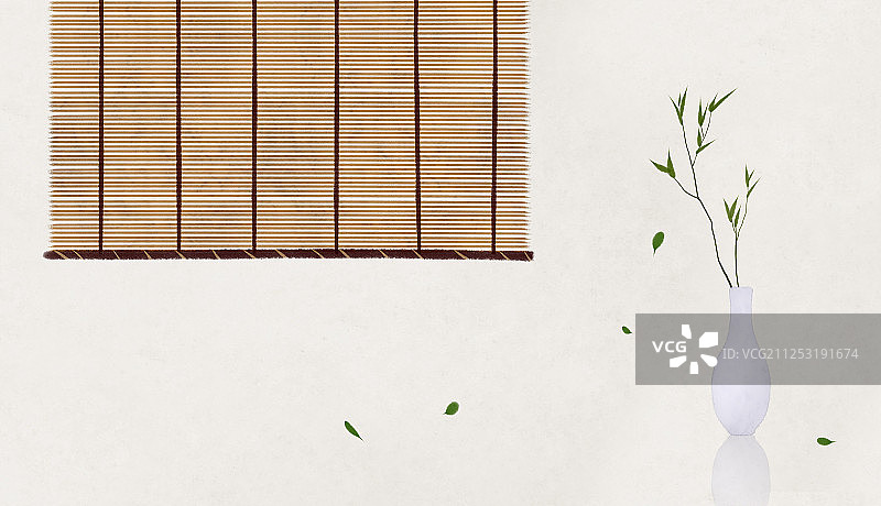 立秋国画图片素材