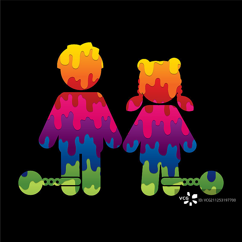 停止虐待儿童图片素材