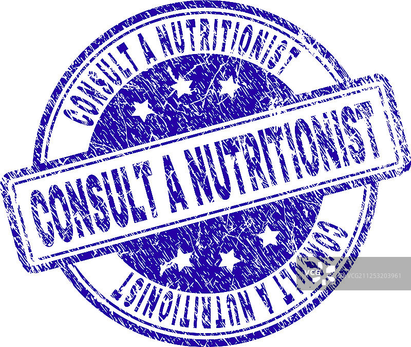 咨询营养师纹理印章图片素材