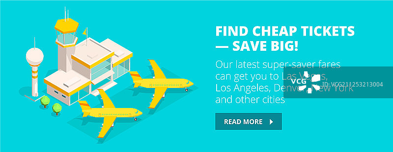 机场航站楼和飞机横幅网页图片素材