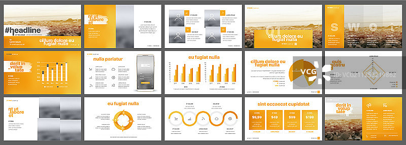 信息图表和演示文稿元素图片素材