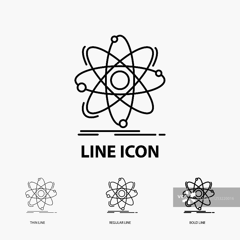 原子科学化学物理核图标图片素材