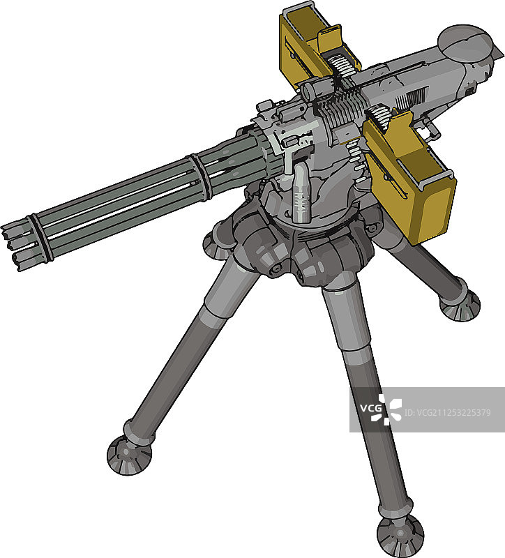 白色背景上的3D军事导弹图片素材