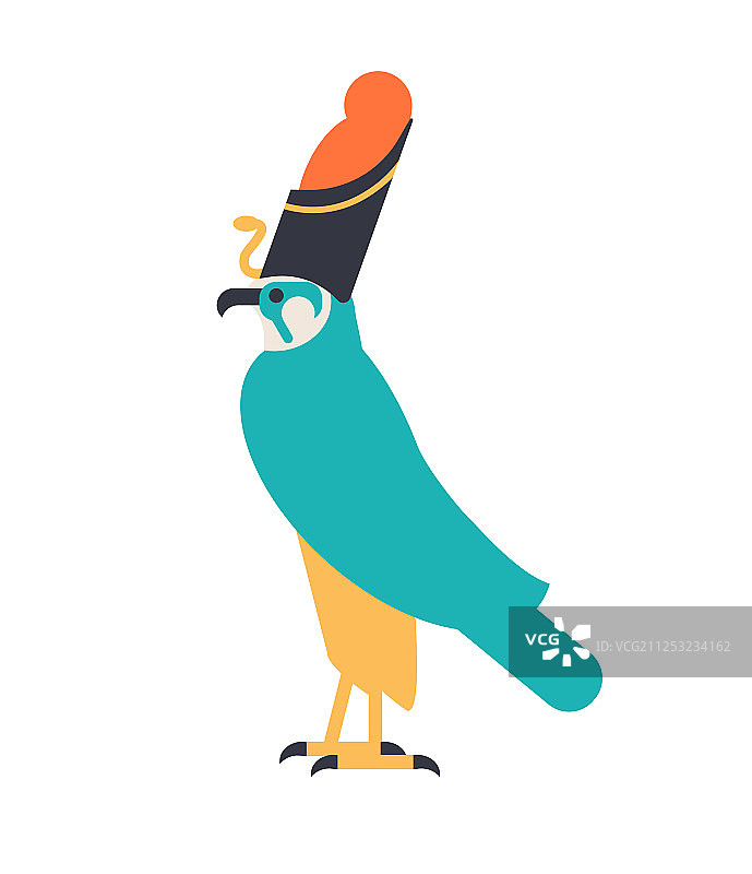 荷鲁斯—天空守护神或神话人物图片素材