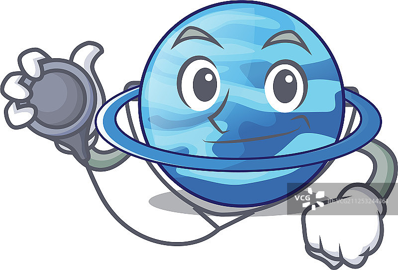 行星医生角色形象插画图片素材