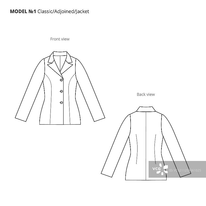 科技感夹克经典款图片素材