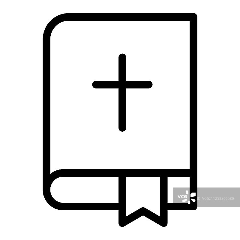 圣经线条图标图片素材