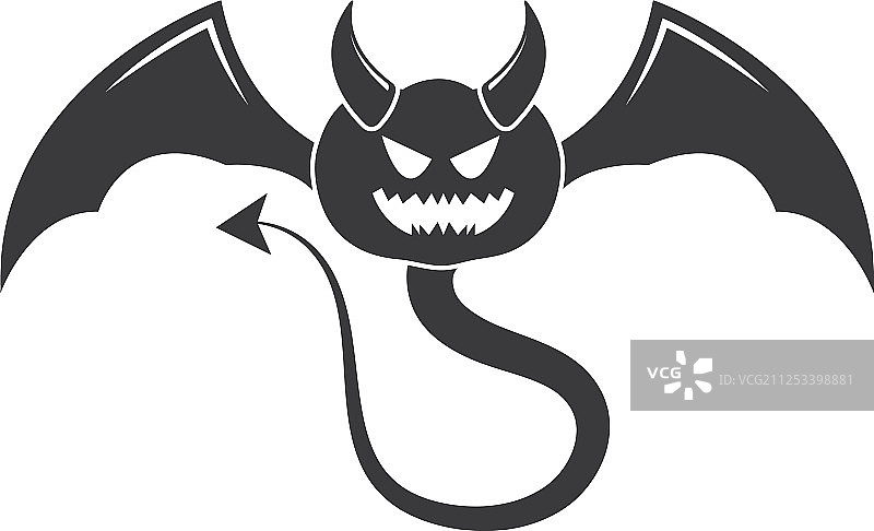 恶魔Logo模板图片素材