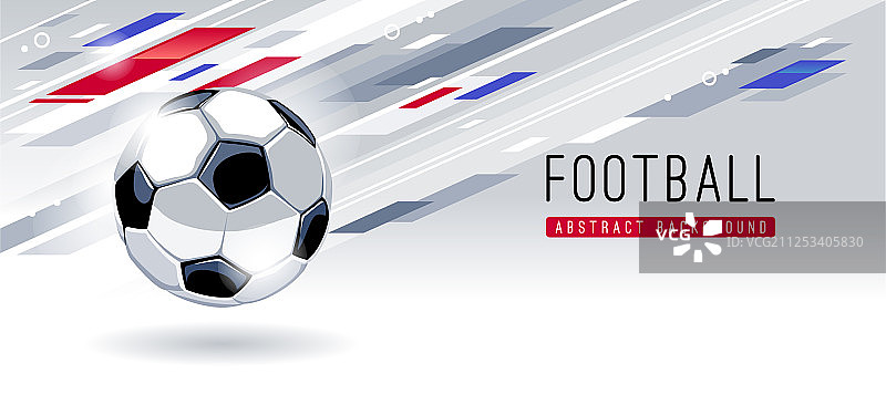 带有足球的抽象现代背景图片素材