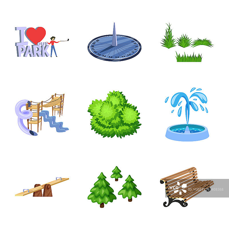 景观公园标志设计图片素材