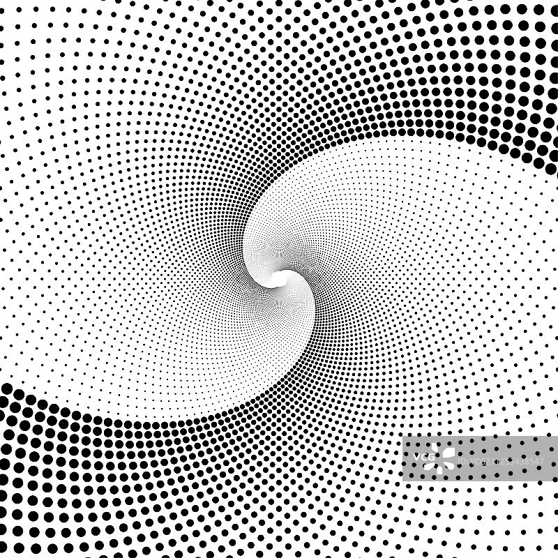带点的半色调螺旋图案或纹理图片素材