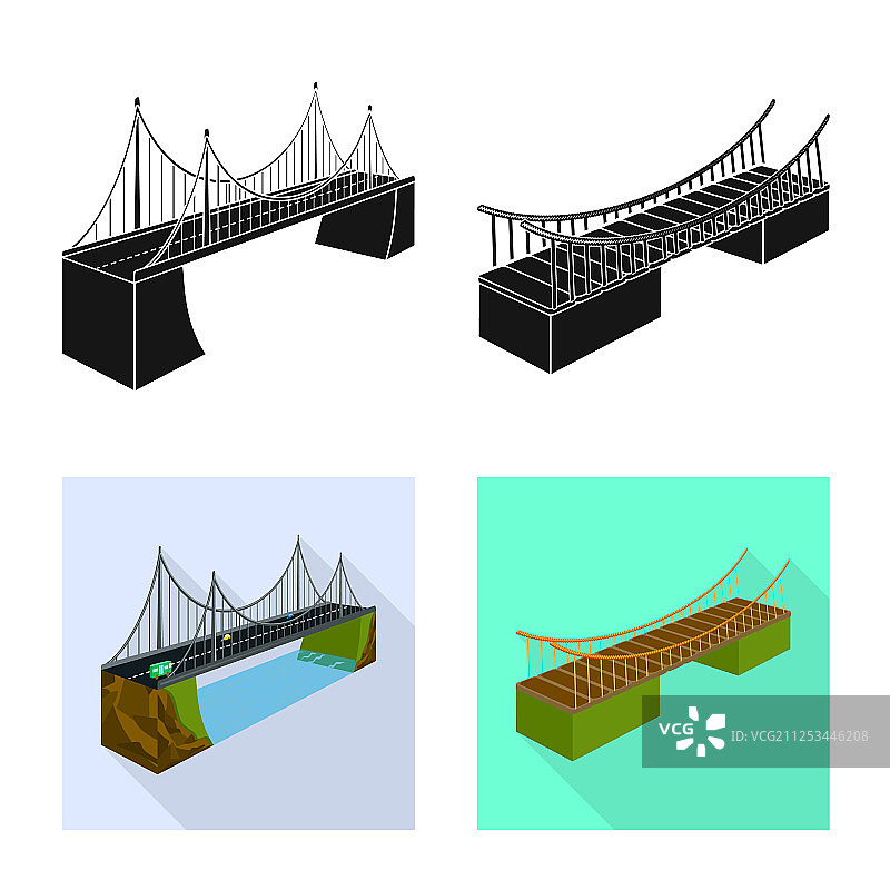 连接和设计符号集图片素材