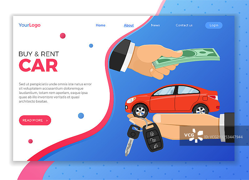 购买或租赁汽车图片素材