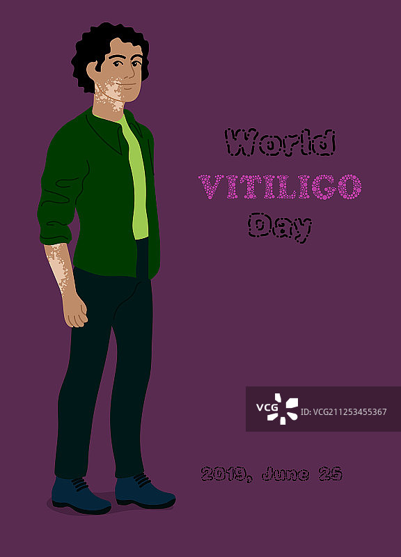 世界白癜风日海报设计图片素材