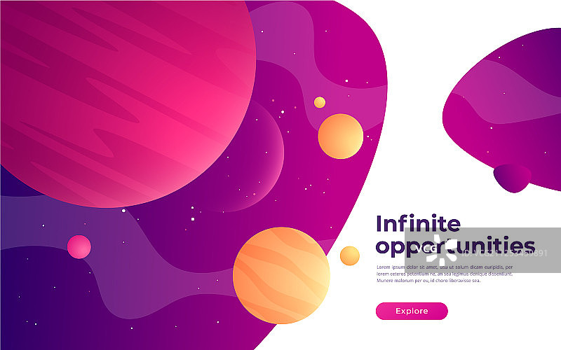 主题空间登录页模板图片素材