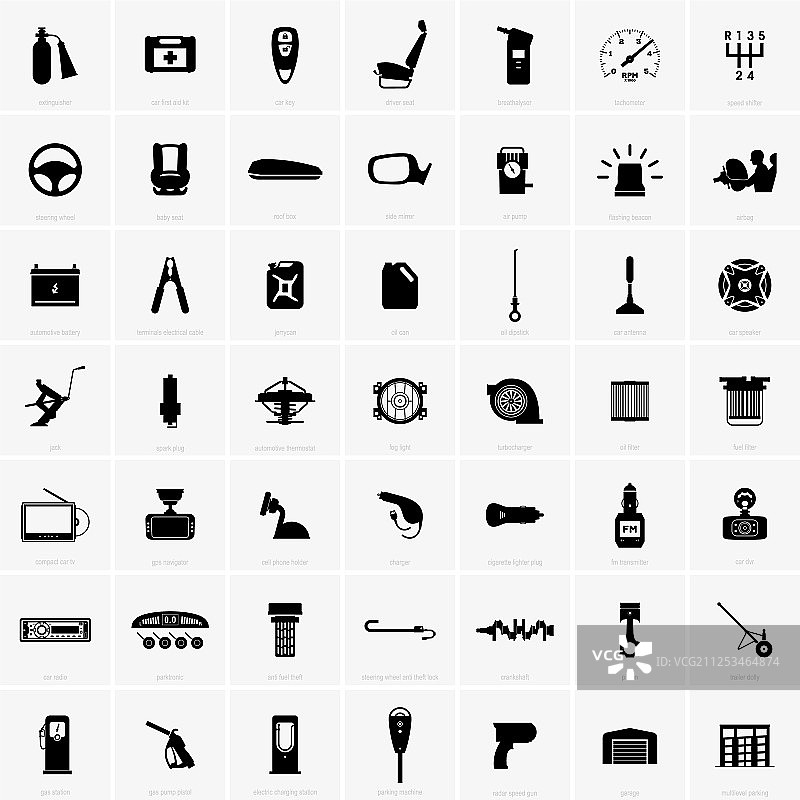 汽车配件和备件图片素材