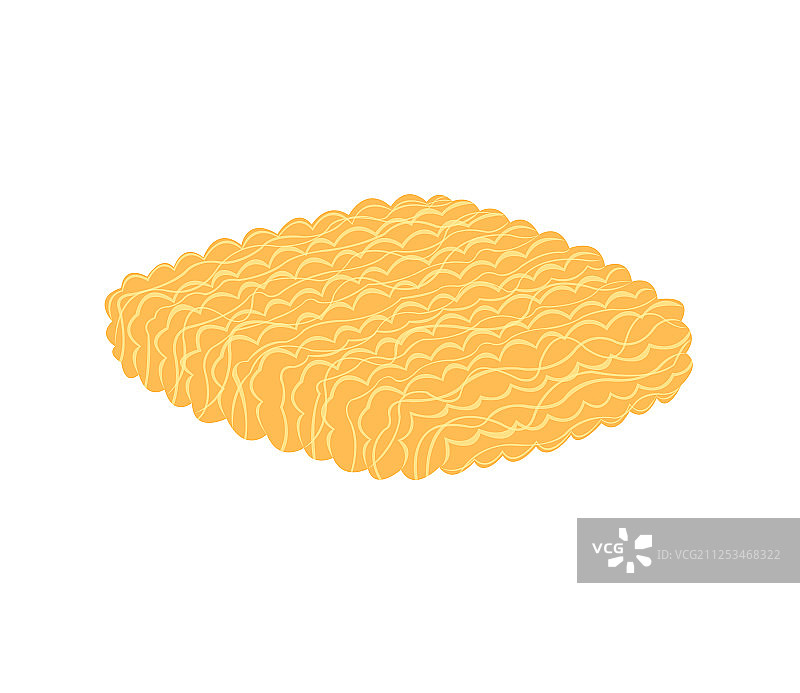 白色背景上的方便面图片素材