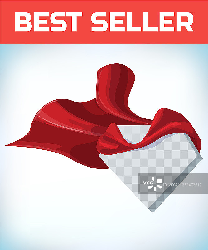 红色英雄披风超级斗篷红色缎面织物图片素材