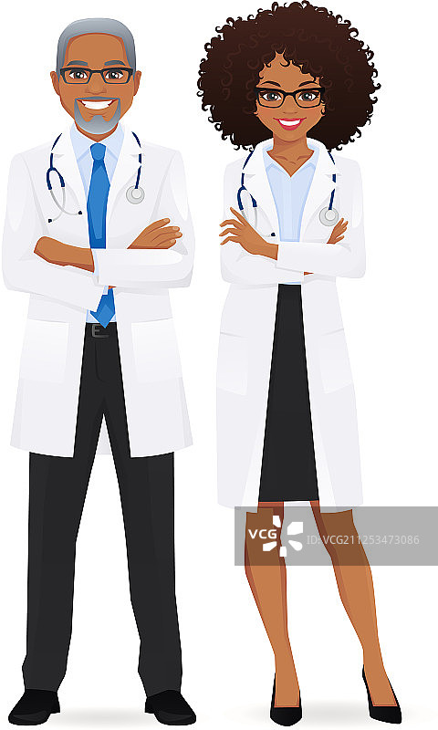 男女医生图片素材