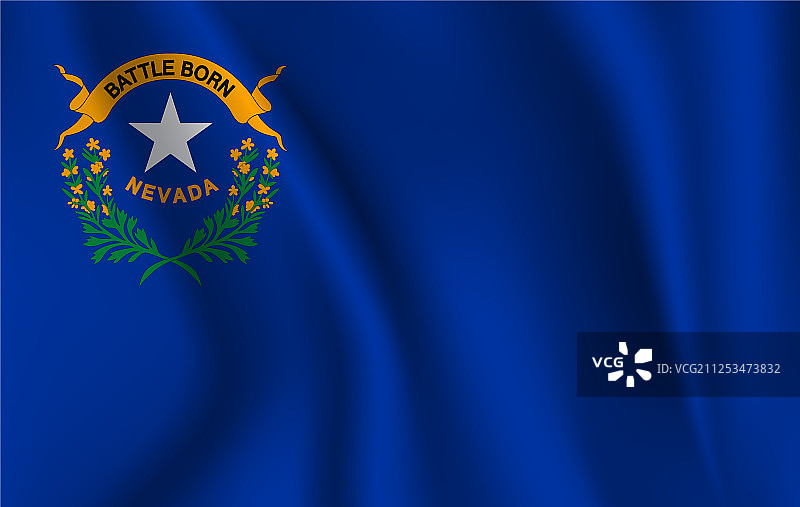 内华达州旗帜图片素材