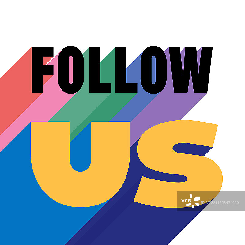 关注我们的社交媒体图片素材